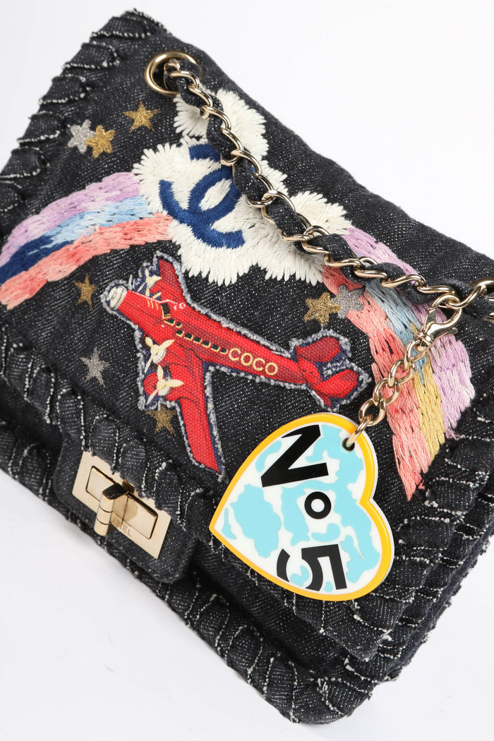 SUPER RARE Chanel Night Flight Re-Issue 2.55 Flap Bag