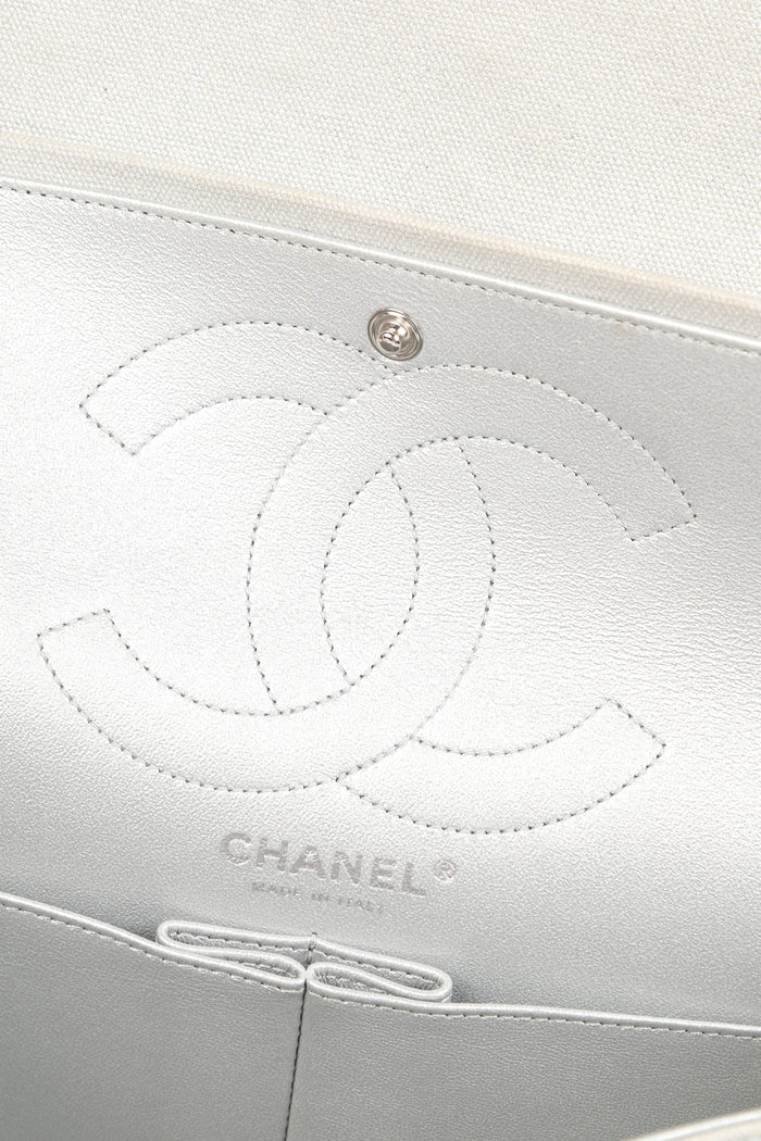 RARE 2010s Chanel Space Charms Re-issue 2.55 Double Flap Shoulder Bag