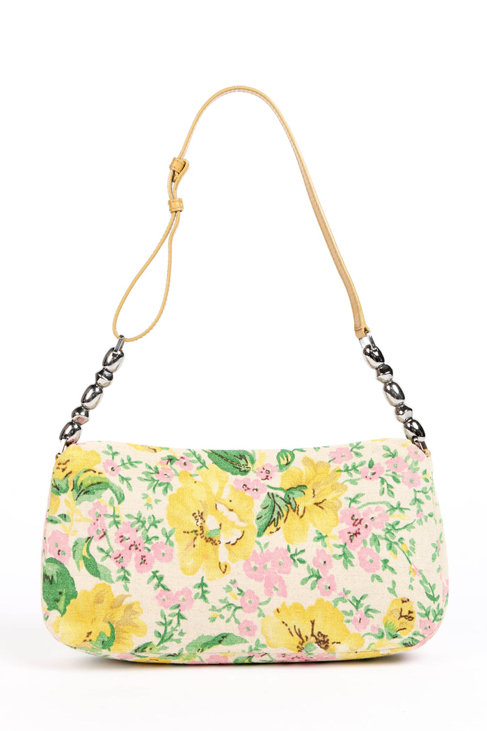 Limited Edition Christian Dior Floral Beaded Malice Shoulder Bag