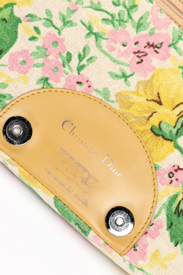 Limited Edition Christian Dior Floral Beaded Malice Shoulder Bag