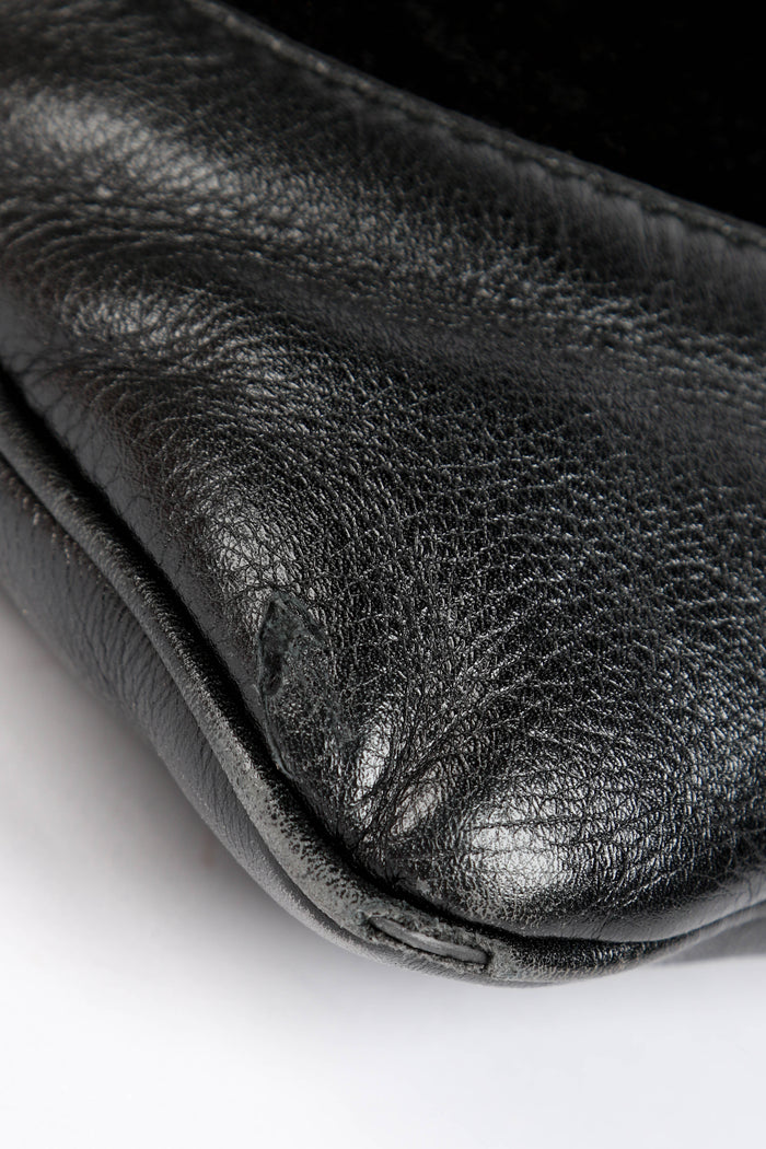 RARE Gucci Black Suede Stud Embellished Jackie Shoulder Bag