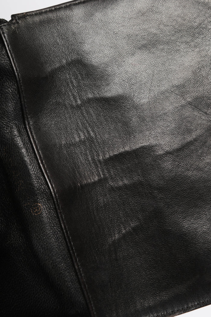 90s Chanel Espresso Black Lambskin Small Duma Backpack