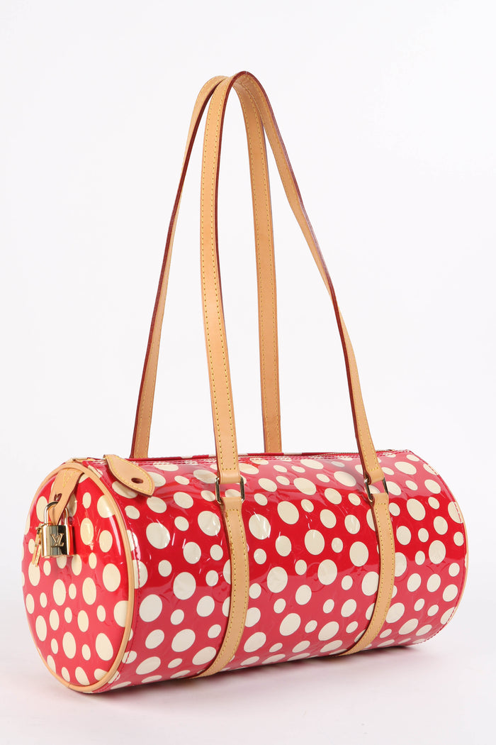 RARE 2012 Louis Vuitton x Yayoi Kusama Red Infinity Dot Papillon 30cm