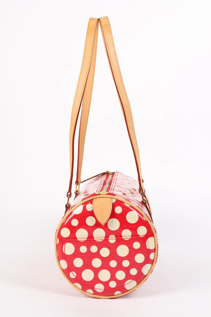 RARE 2012 Louis Vuitton x Yayoi Kusama Red Infinity Dot Papillon 30cm