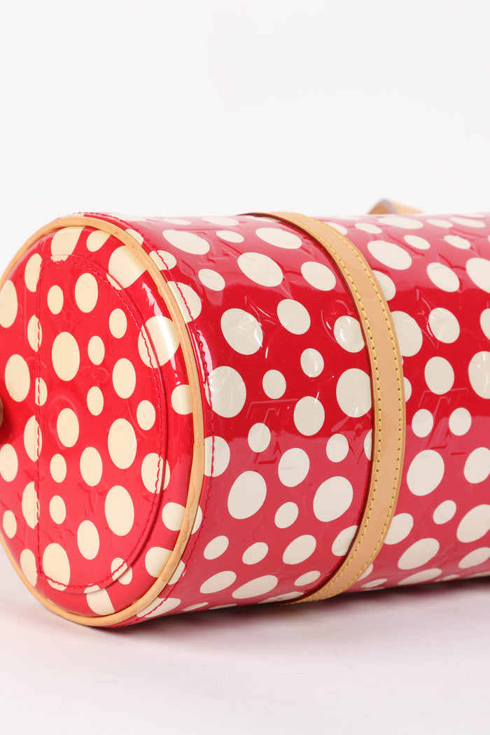 RARE 2012 Louis Vuitton x Yayoi Kusama Red Infinity Dot Papillon 30cm