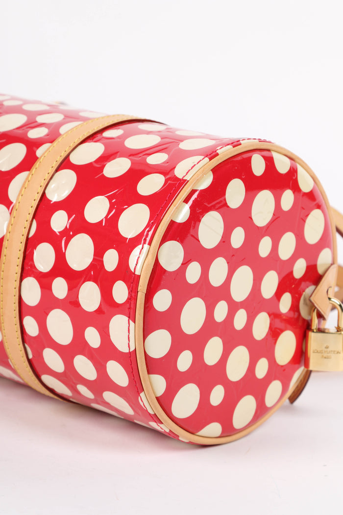 RARE 2012 Louis Vuitton x Yayoi Kusama Red Infinity Dot Papillon 30cm