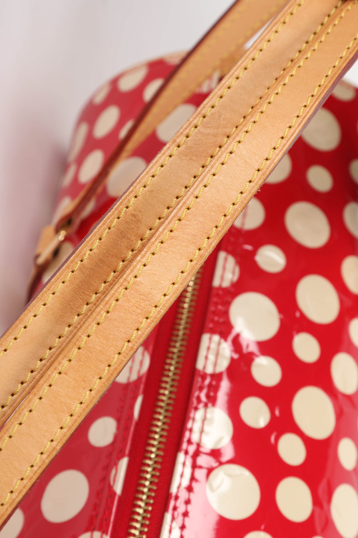 RARE 2012 Louis Vuitton x Yayoi Kusama Red Infinity Dot Papillon 30cm