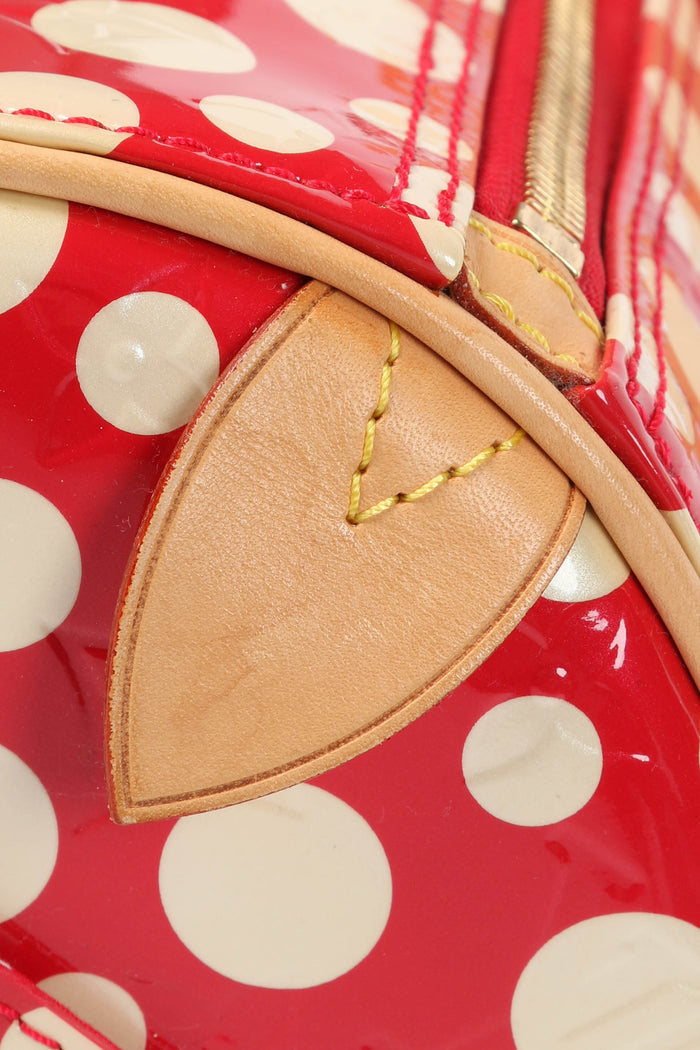 RARE 2012 Louis Vuitton x Yayoi Kusama Red Infinity Dot Papillon 30cm