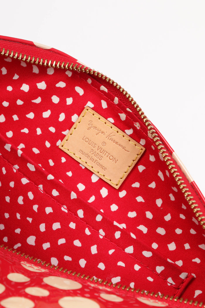 RARE 2012 Louis Vuitton x Yayoi Kusama Red Infinity Dot Papillon 30cm