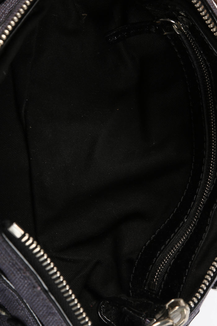 2000s Chloe Canvas and Leather Small Paddington Shoulder Bag