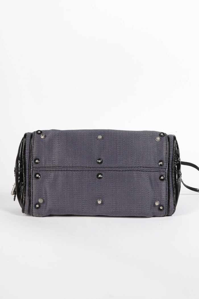 2000s Chloe Canvas and Leather Small Paddington Shoulder Bag