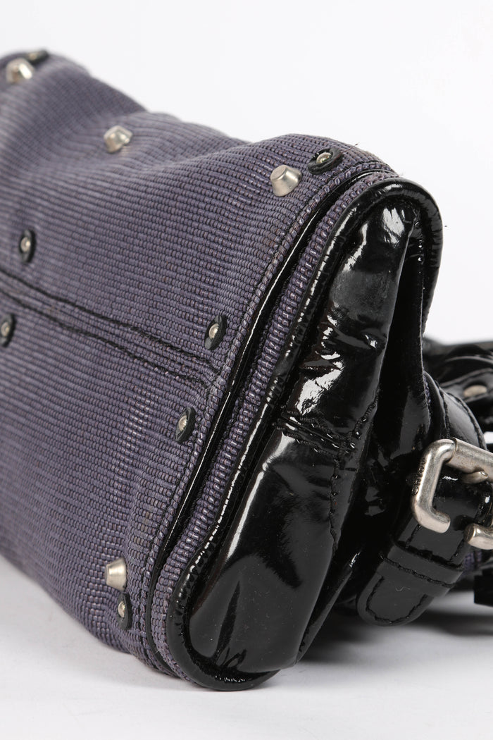 2000s Chloe Canvas and Leather Small Paddington Shoulder Bag