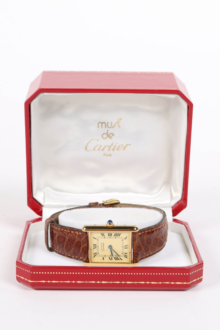 Vintage Cartier Tank Argent Watch