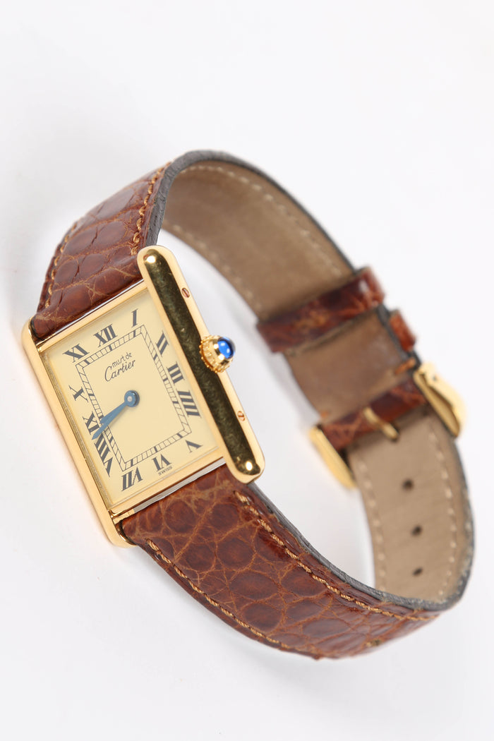 Vintage Cartier Tank Argent Watch