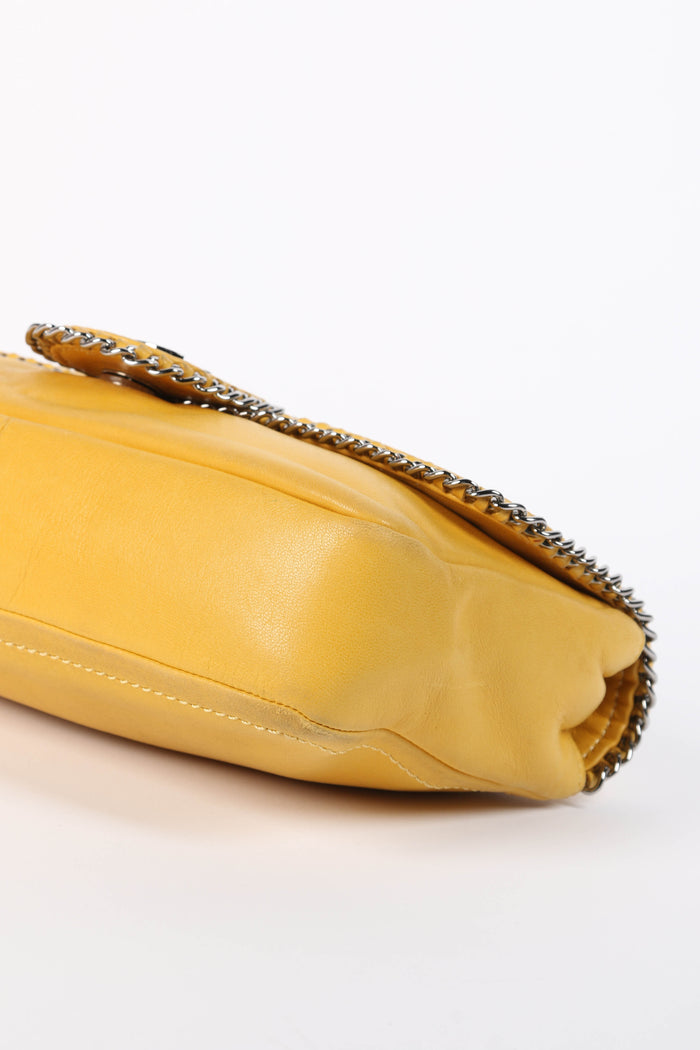 2000s Chanel Yellow Lambskin Madison Single Flap Bag