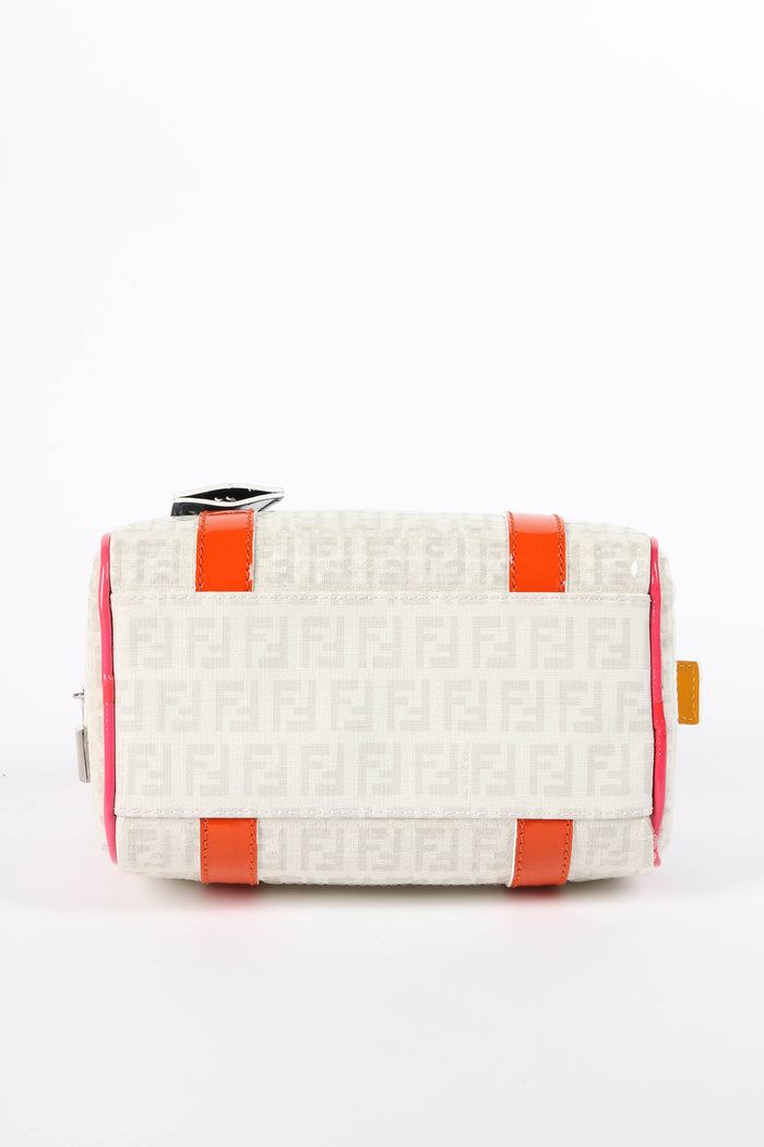 Vintage Fendi Sequin Embellished Zucca Boston Bag