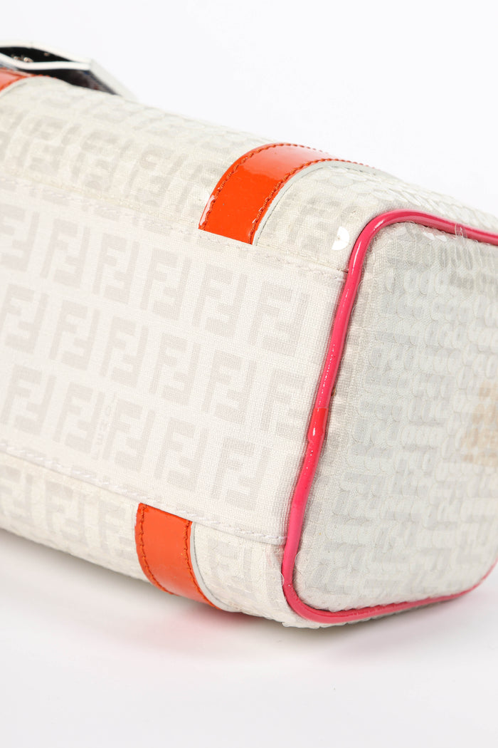 Vintage Fendi Sequin Embellished Zucca Boston Bag