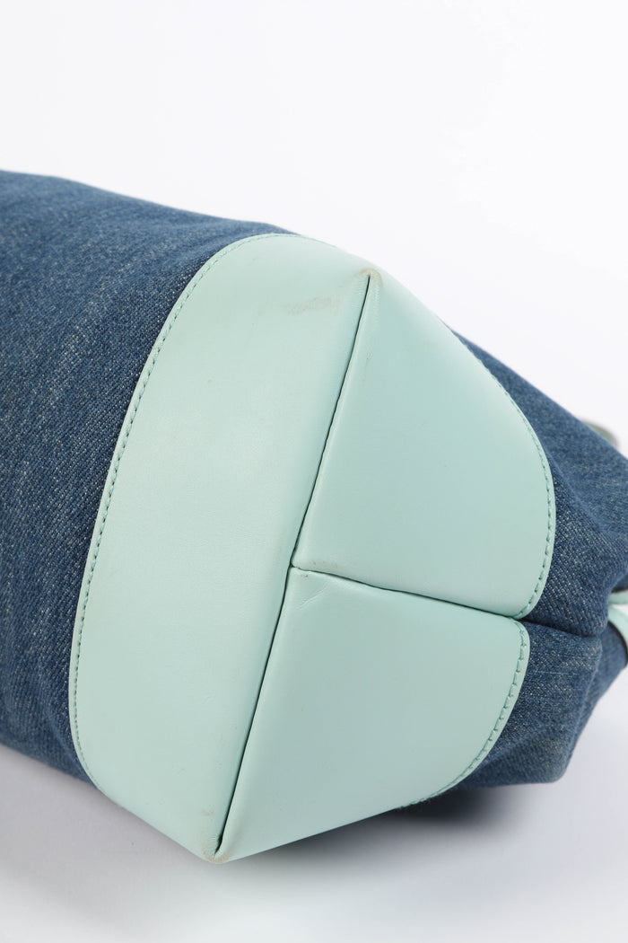 Vintage Gucci Denim Craft Tote Bag