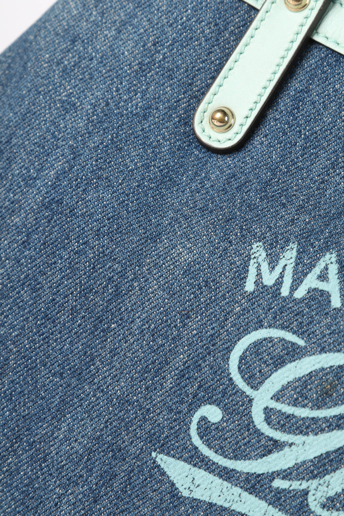 Vintage Gucci Denim Craft Tote Bag