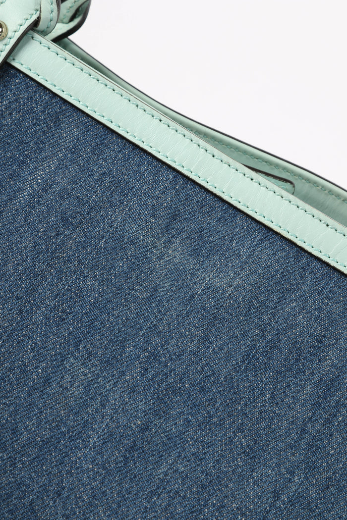Vintage Gucci Denim Craft Tote Bag