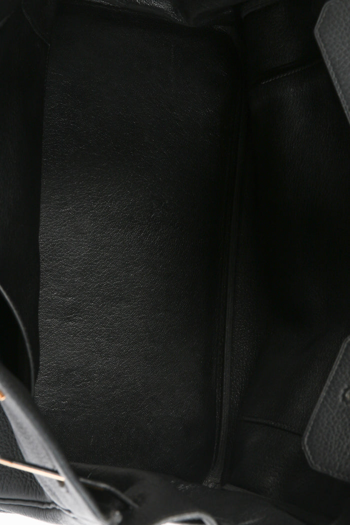 2001 Hermès Birkin 35cm in Black Clemence Leather with GHW