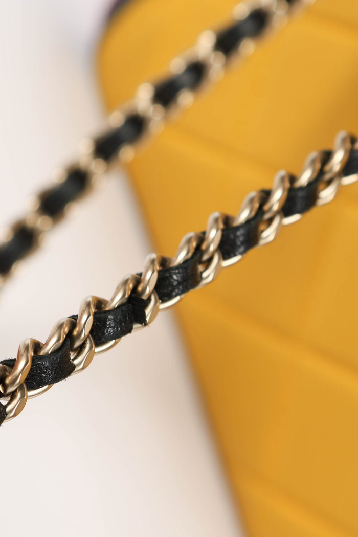 2010s Chanel Mondrian Colour Block Lambskin Leather Single Flap Bag