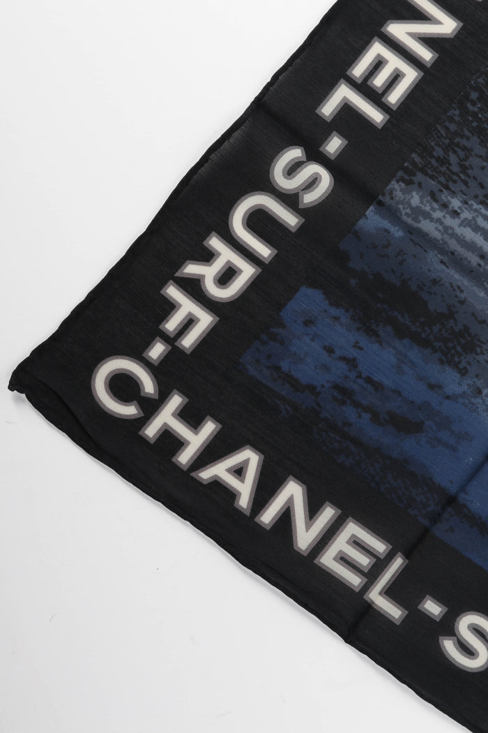 RARE 2000s Chanel Surf Collection Small Scarf