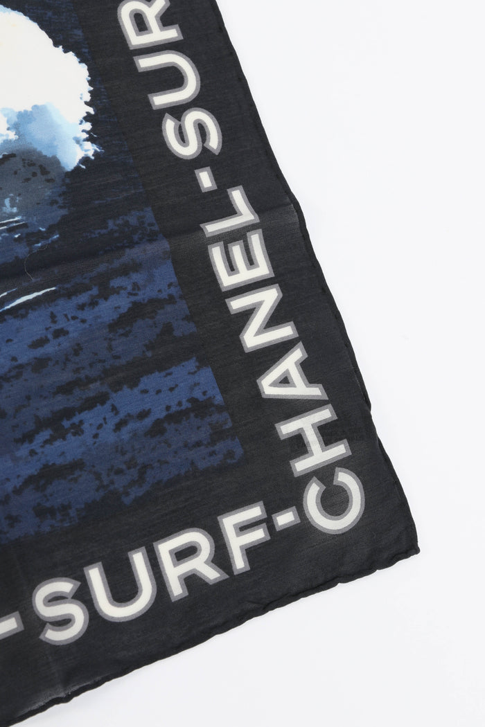 RARE 2000s Chanel Surf Collection Small Scarf
