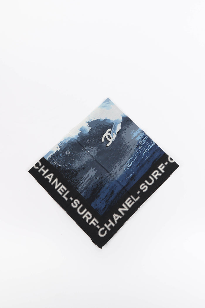 RARE 2000s Chanel Surf Collection Small Scarf