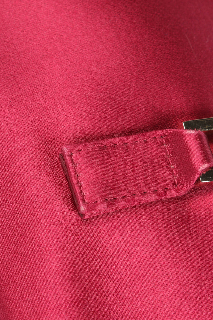 Vintage Gucci Burgundy Satin Mini Jackie Bag