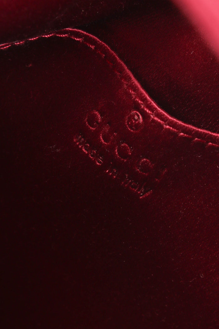 Vintage Gucci Burgundy Satin Mini Jackie Bag