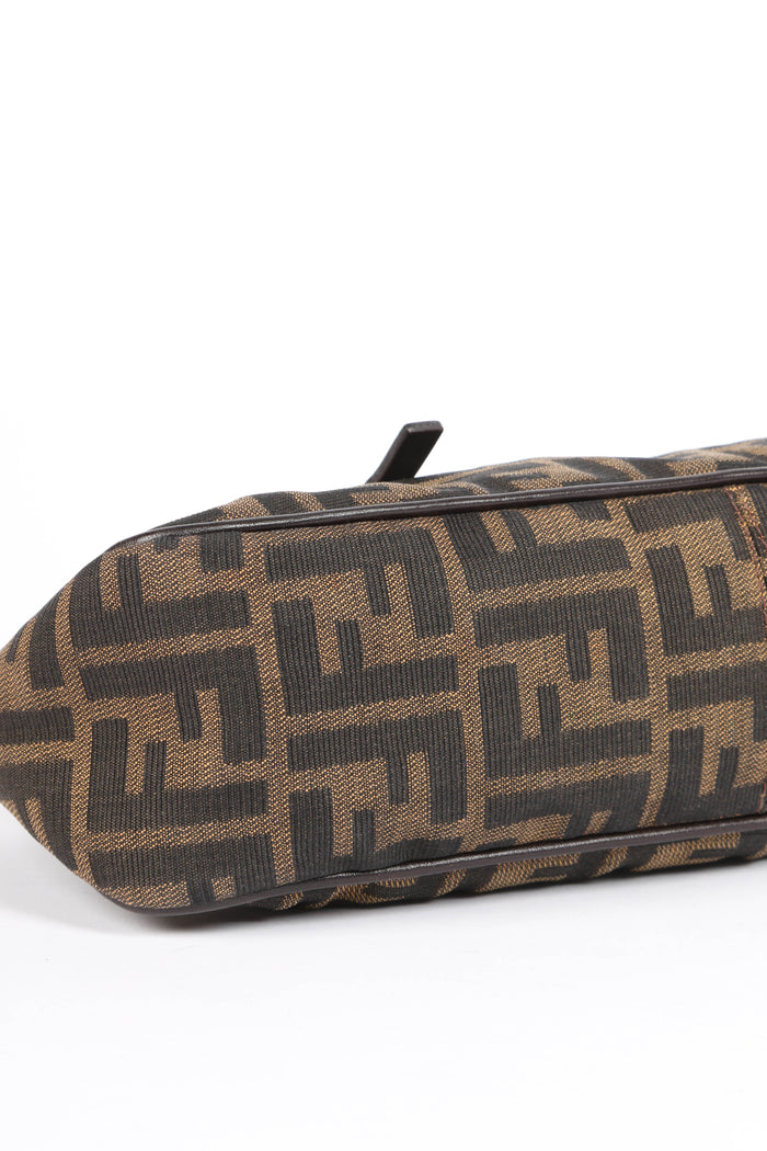 Vintage Fendi Zucca East West Top Handle Bag