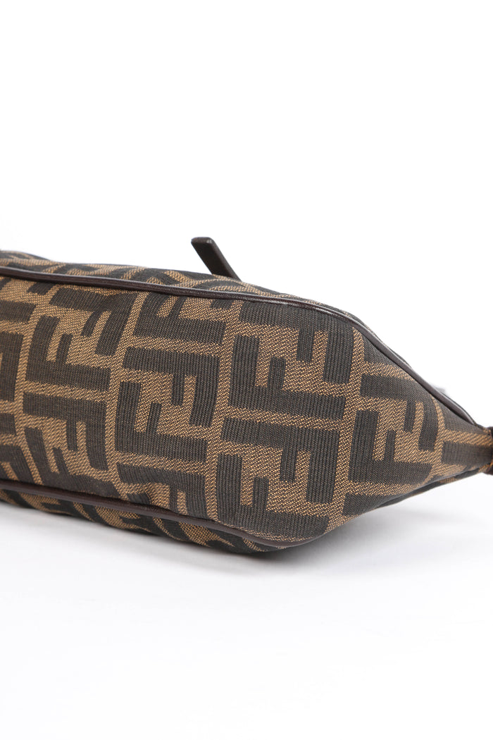 Vintage Fendi Zucca East West Top Handle Bag