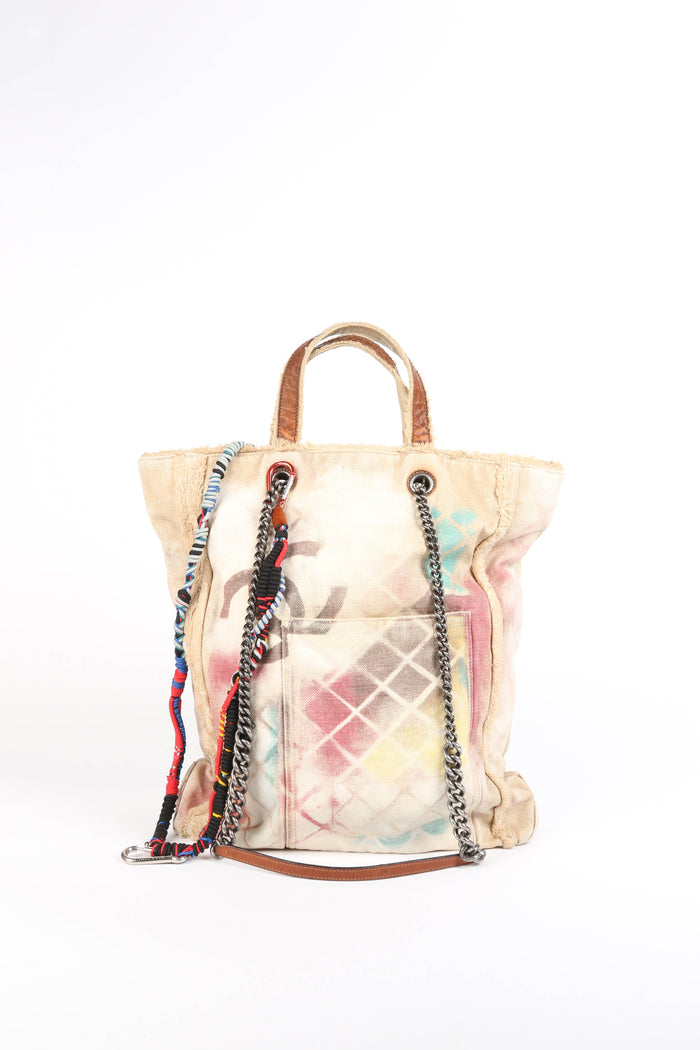 RARE 2010s Chanel Graffiti Tote Bag