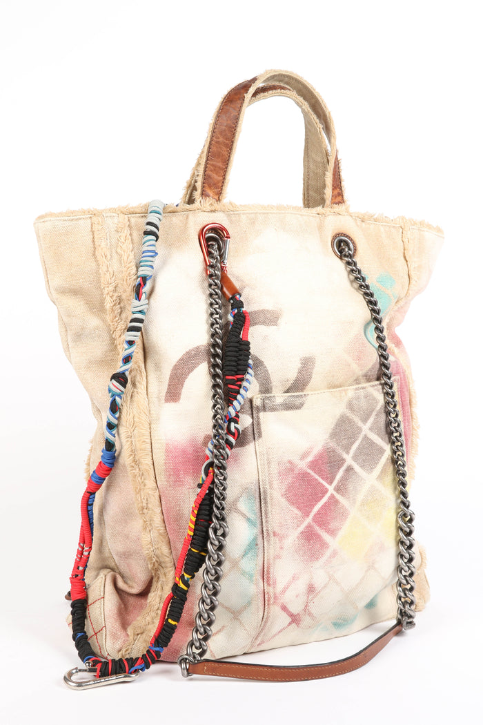 RARE 2010s Chanel Graffiti Tote Bag