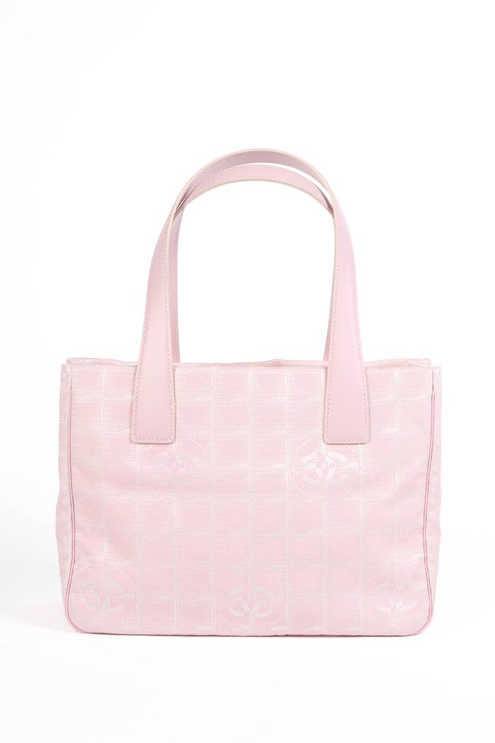 2000s Chanel Pink Travel Line Tote Bag