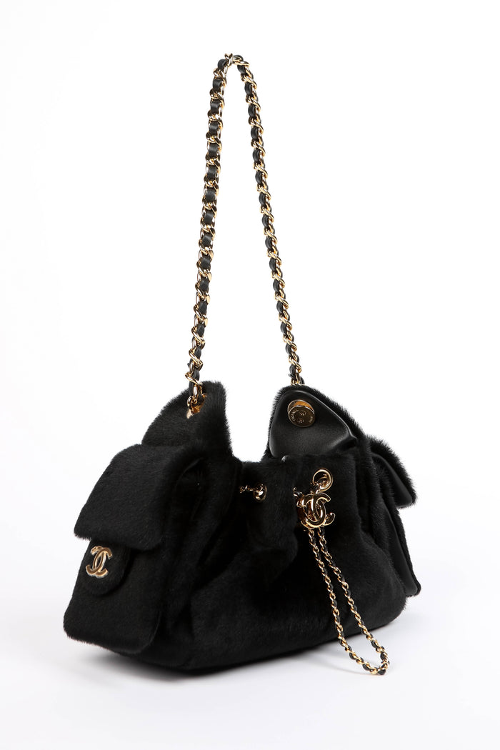 BRAND NEW Chanel Métiers d'art 2026 Black Pony Hair Mini 25 Shoulder Bag