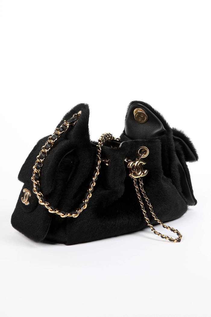 BRAND NEW Chanel Métiers d'art 2026 Black Pony Hair Mini 25 Shoulder Bag