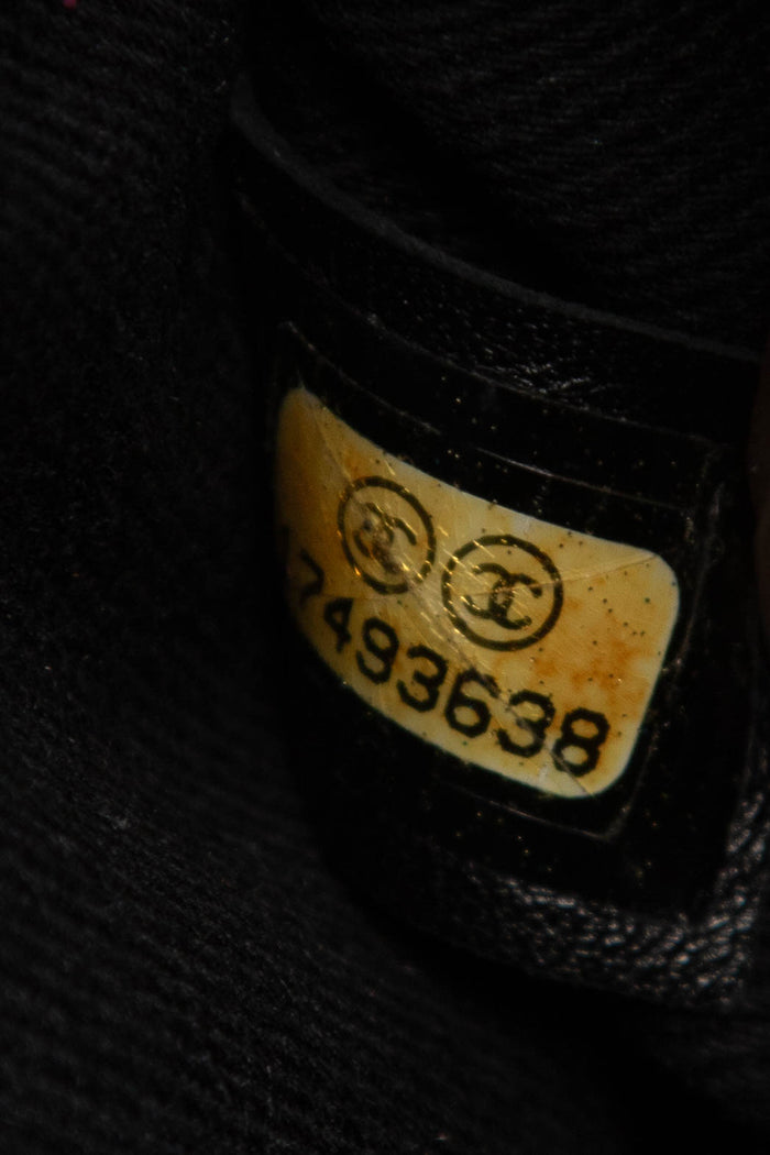 2010s Chanel Black Up in the Air Perforated Shoulder Bag