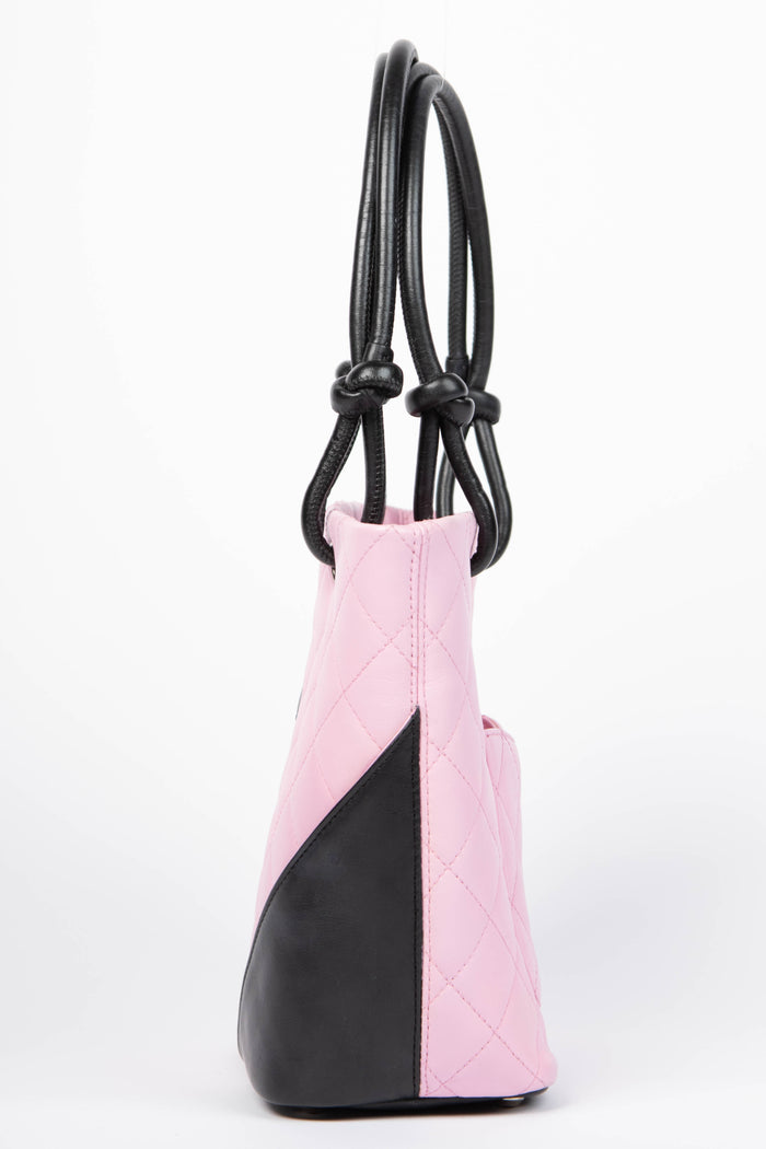 2000s Chanel Pink Rue Cambon Bucket Bag