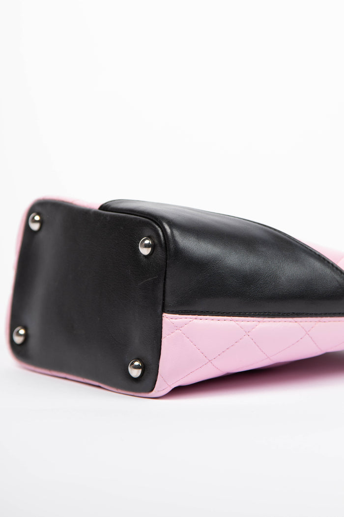 2000s Chanel Pink Rue Cambon Bucket Bag