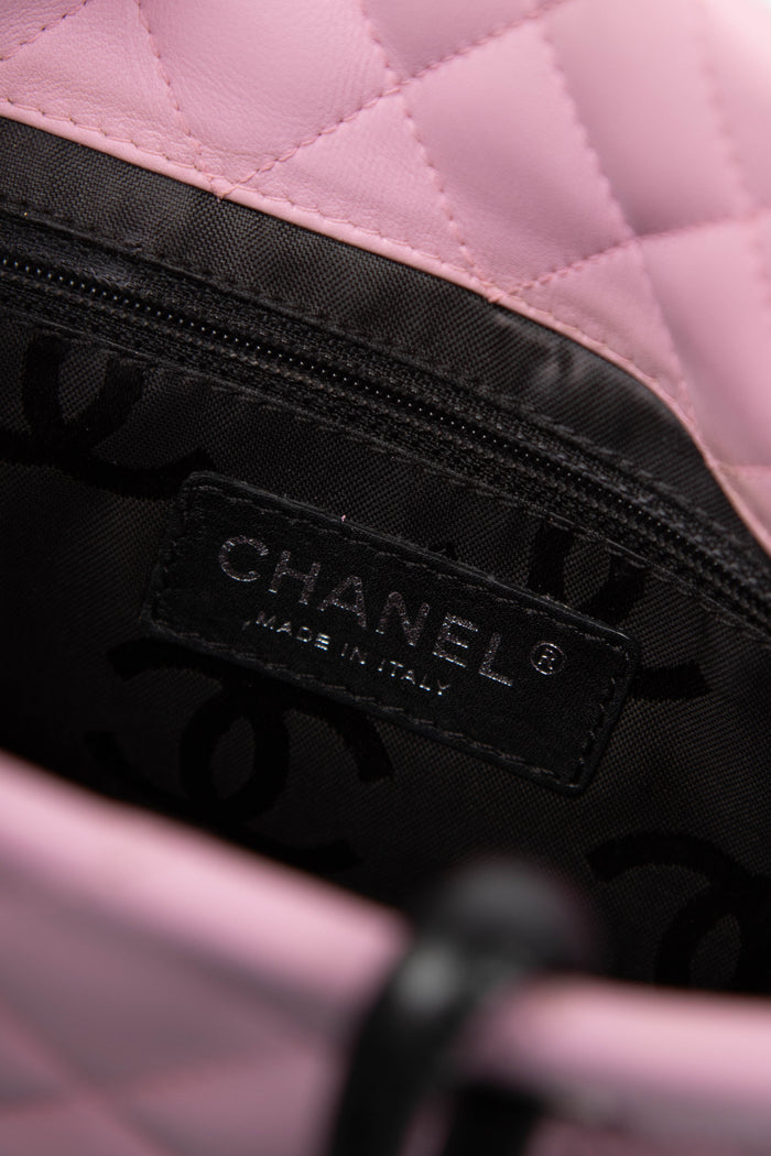 2000s Chanel Pink Rue Cambon Bucket Bag