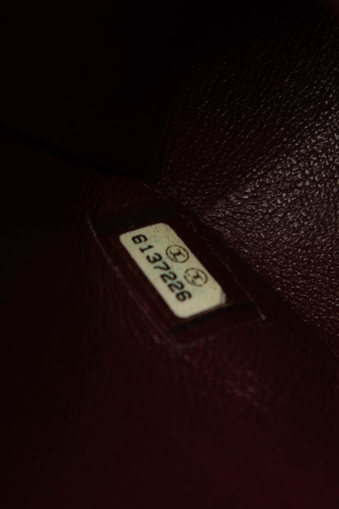 2000s Chanel Black Lambskin Leather Medium Classic Double Flap with 24K GHW