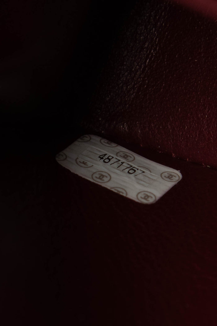 90s Chanel Black Lambskin Classic Medium Double Flap Bag with 24k GHW