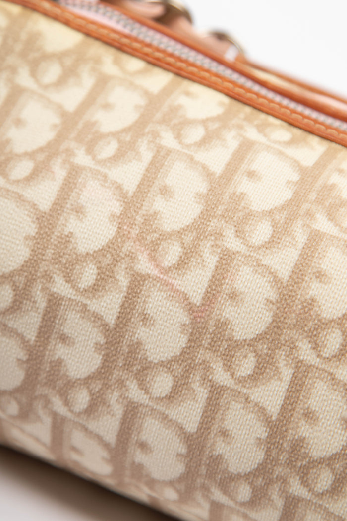 2000s Christian Dior Romantiqué Monogram Barrel Shoulder Bag