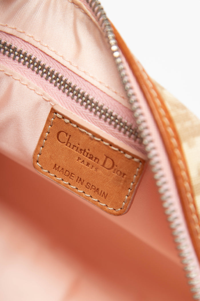 2000s Christian Dior Romantiqué Monogram Barrel Shoulder Bag