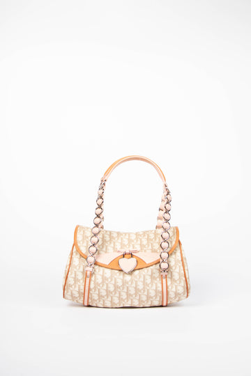 2000s Christian Dior Romantiqué Monogram Shoulder Bag