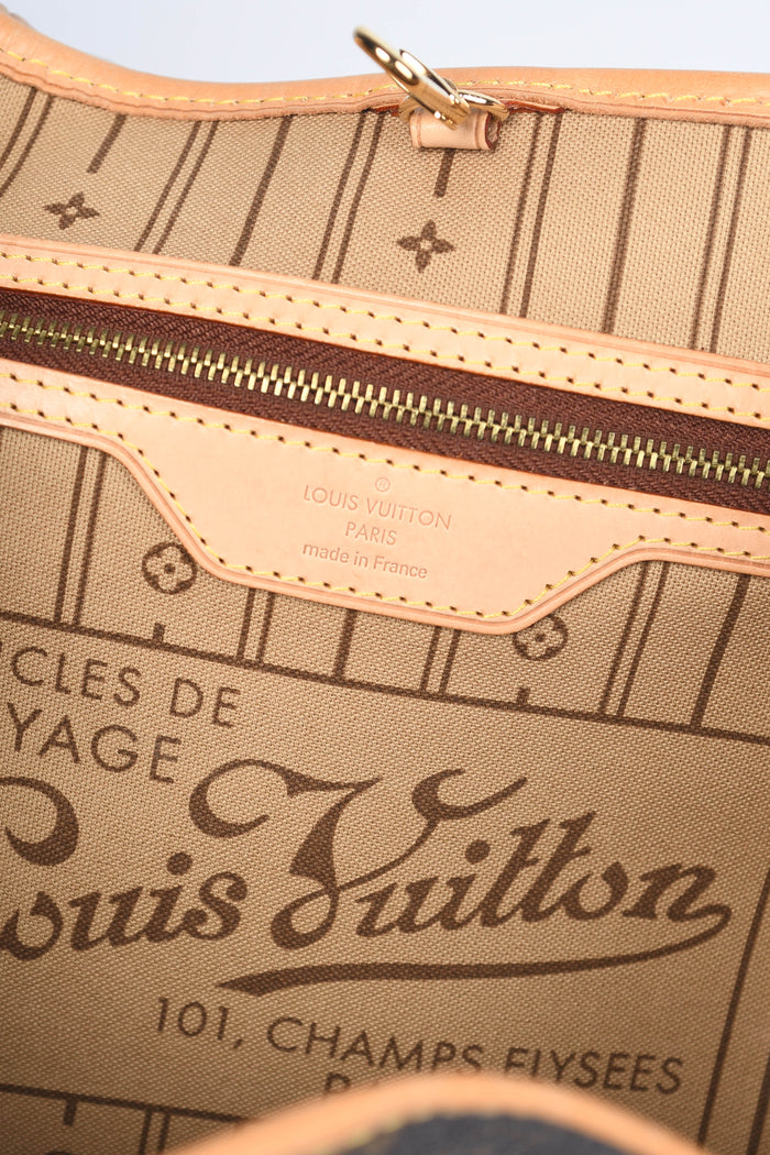 2000s Louis Vuitton Monogram Neverfull PM Tote Bag