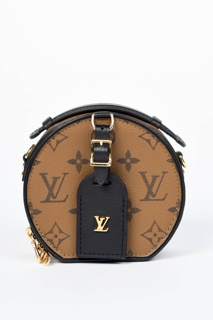 2010s Louis Vuitton Reverse Monogram Mini Boite Chapeau Bag