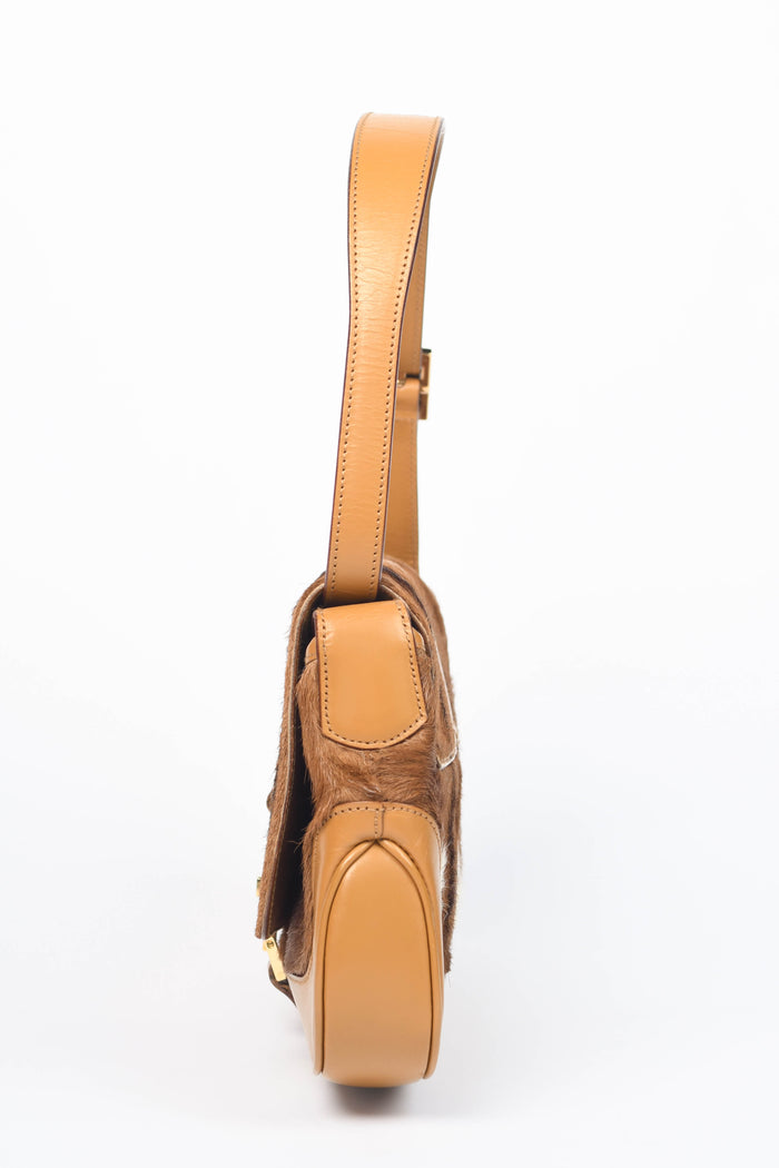 RARE Vintage Gucci Pony Hair Jackie Shoulder Bag